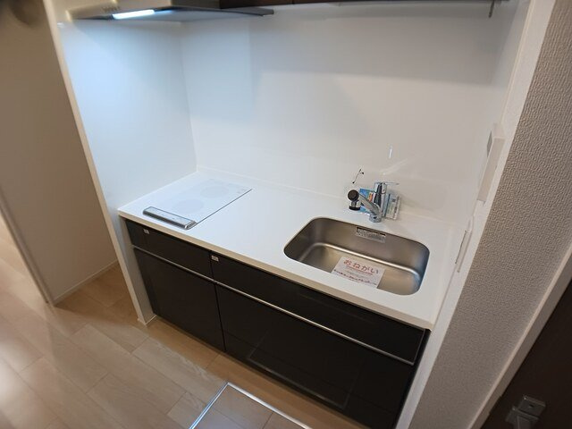 リエ－ト　佐太のキッチン|コンパクトなキッチンで掃除もラクラク