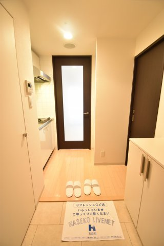 ルクレ西長堀の玄関