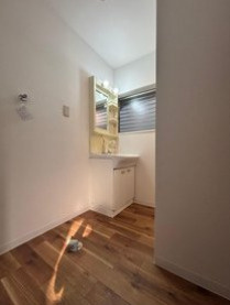 播磨町大中賃貸一戸建の独立洗面台