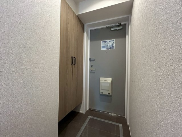 桂グリーンマンションの玄関|シューズボックス付き玄関。