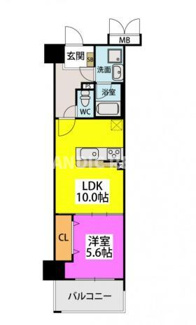 【間取り】 | ラフィーネ大手門