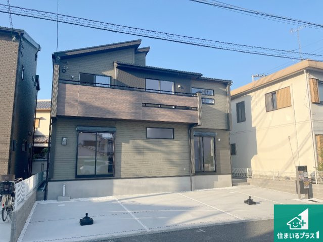 姫路市北平野南の町　新築一戸建ての外観|安心の10年保証！外観を美しく保ち、雨水で汚れを落とします！気になることがありましたら、お気軽にお問い合わせください！