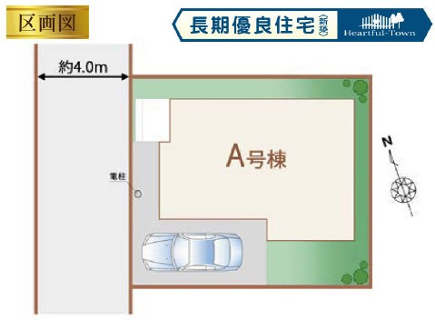 西東京市柳沢3丁目　新築一戸建　西武新宿線　西武柳沢の区画図