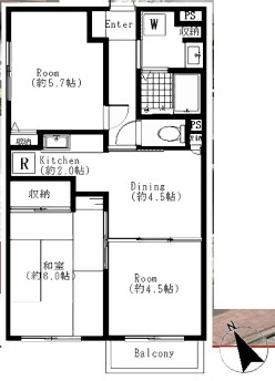 【間取り】 | セザール戸越銀座