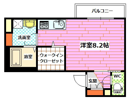 シャーメゾン　カルパの間取り