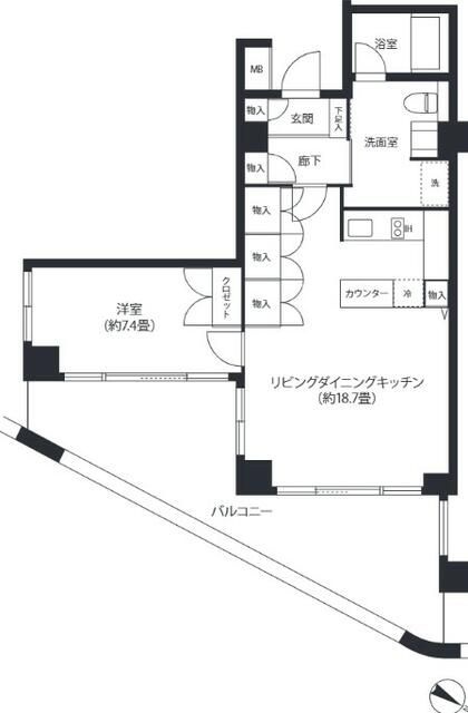 ヒューリック浅草一丁目の間取り