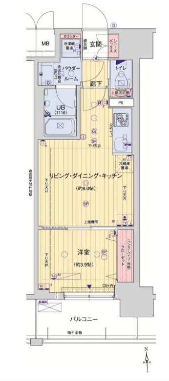 レオンコンフォート本町東Ⅲの間取り