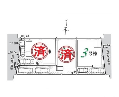 【区画図】 | 入間市鍵山3期　全3棟　3号棟 | 3号棟