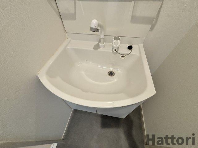 リブリ・岡町の洗面所