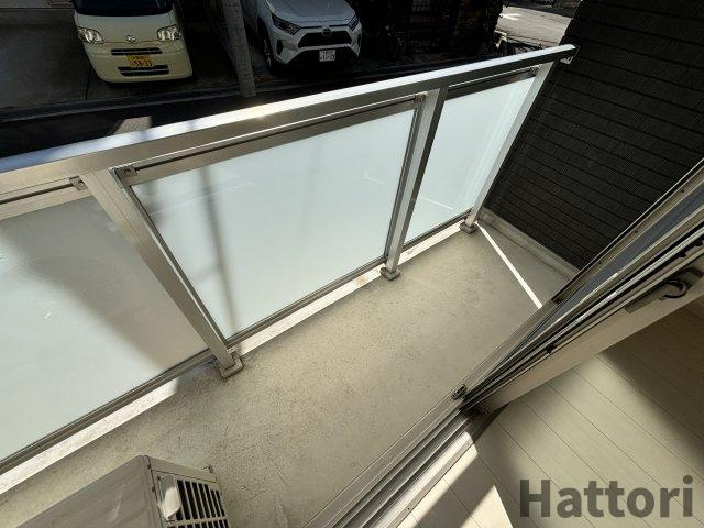 リブリ・岡町のバルコニー