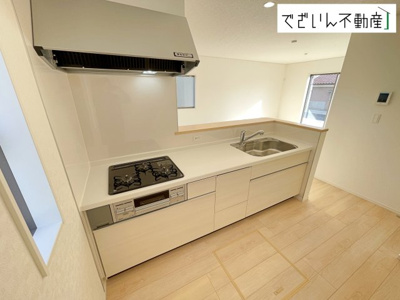 【キッチン】 | Cradle garden吉見町東野第20　新築住宅 | ≪1号棟≫
現地(2026年1月撮影)