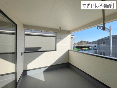 【バルコニー】 | Cradle garden吉見町東野第20　新築住宅 | ≪2号棟≫
現地(2026年1月撮影)
