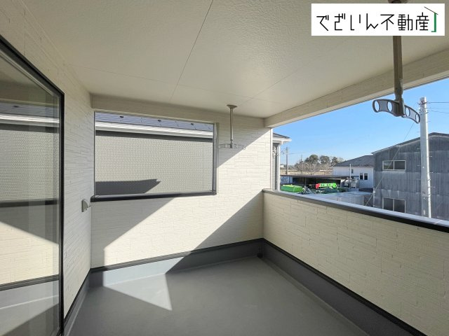 【バルコニー】 | Cradle garden吉見町東野第20　新築住宅 | ≪2号棟≫
現地(2026年1月撮影)