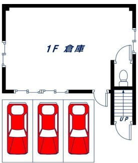 【間取り】 | 堺市西区鳳西町　貸倉庫