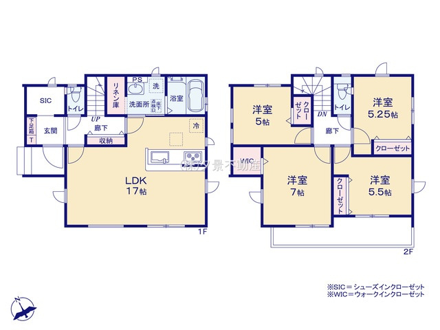 【間取り】 | 《仲介手数料無料》緑区道祖土４丁目6-24-1(6号棟)新築一戸建てグラファーレ