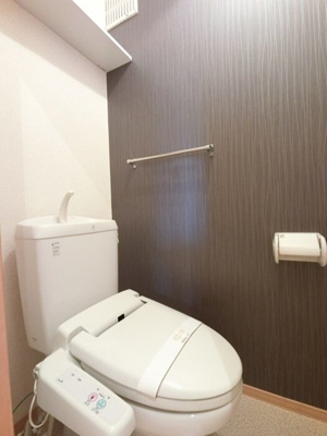 【トイレ】 | ピア･アベニュー Ｃ | 温水暖房便座付きトイレ
