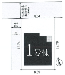 【区画図】 | 船橋市習志野台４丁目４７１０①