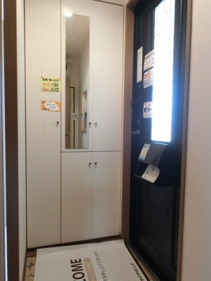 【玄関】 | パルティール | 鏡付きシューズボックス