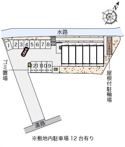 クレイノラ　ヴィ　メルベーユの駐車場