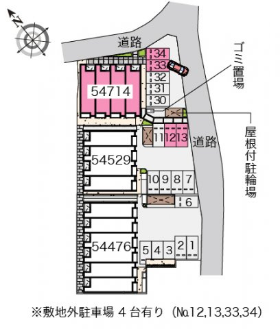 加古川市野口町良野のアパートのその他