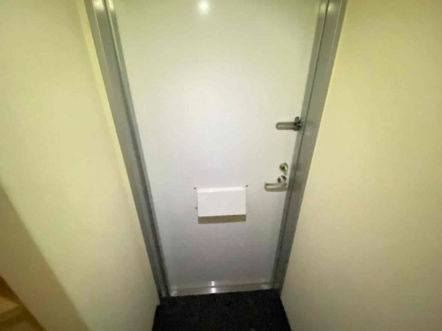 加古川市尾上町安田のアパートの玄関