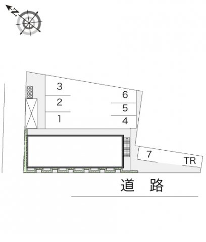 レオパレス松浦の駐車場