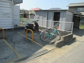 レオパレス長砂のその他共用部分|駐輪場