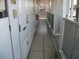 レオパレスサンヒルズ旭耀Ｂのその他|2階廊下
