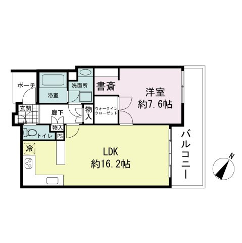 ハーティネス・トアロード中山手の間取り
