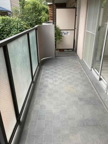 ネオコーポ東武庫川のバルコニー|広々としたバルコニーです