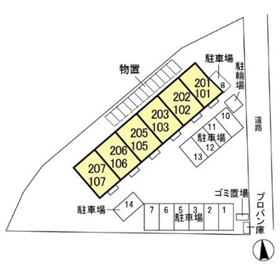 【区画図】 | セジュールグリーン雅