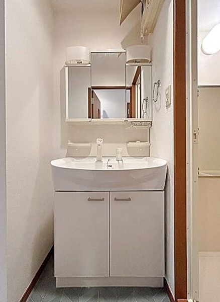 スプリングウェルの洗面所