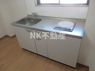 【キッチン】 | ハイツウイングスター（鴫野賃貸） | コンパクトなキッチンで掃除もラクラク