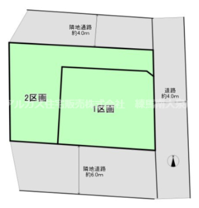 練馬区土支田3丁目　土地　西武池袋線　石神井公園の土地図