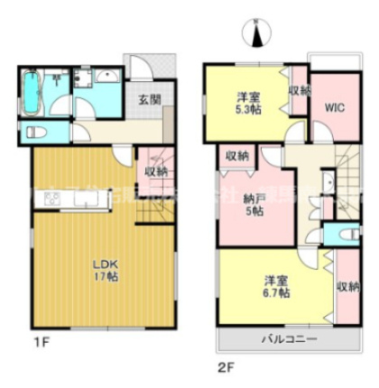 練馬区土支田3丁目　土地　西武池袋線　石神井公園の参考プラン