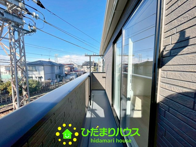宮代町百間第８　新築一戸建て　04　クレイドルガーデンのバルコニー