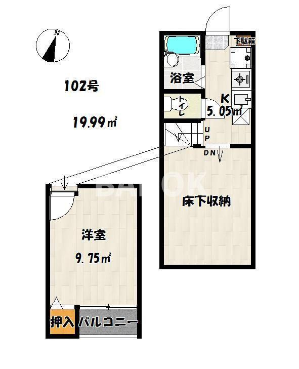 リックメゾンの間取り