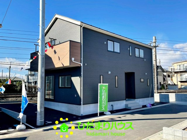 宮代町百間第８　新築一戸建て　05　クレイドルガーデンの外観|周りは閑静な住宅街です。