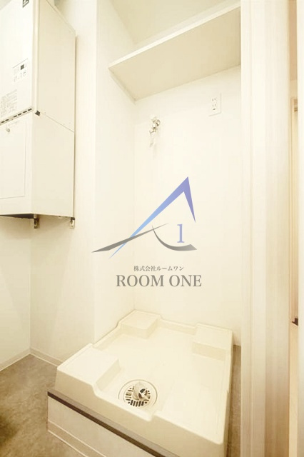 ハーモニーフラッツ住吉の設備|洗濯機置き場です。