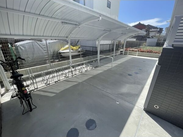 パークハイム日比野のその他共用部分|自転車置き場です