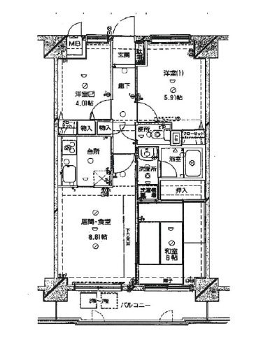 【間取り】の画像