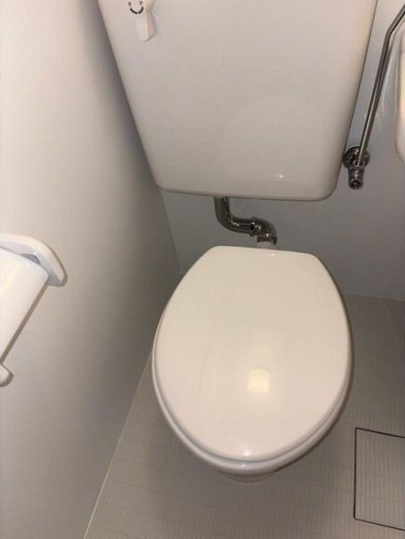 ハイツヤマギワのトイレ|ゆったりとした空間のトイレです