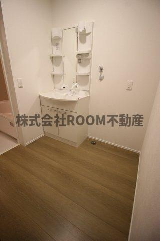 マカロンの独立洗面台