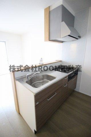 マカロンのキッチン|コンパクトなキッチンで掃除もラクラク