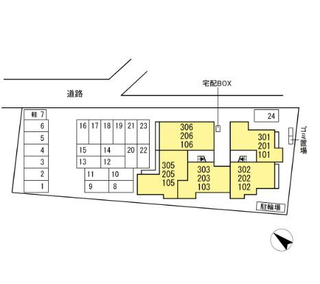 VIA-GRANDEの区画図