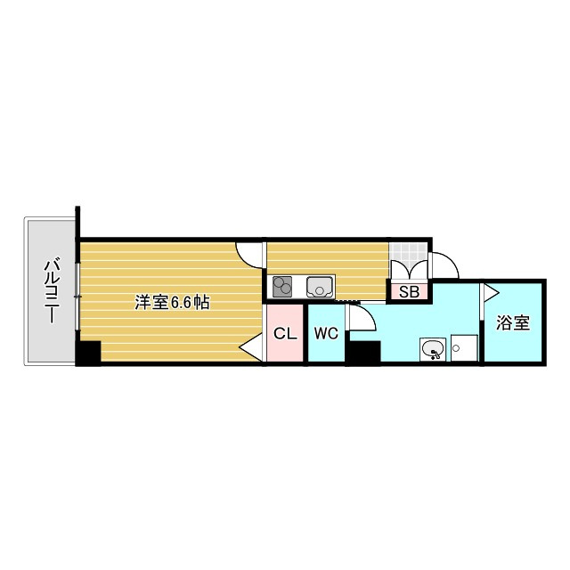 ラ・ヴィ江坂イーストの間取り