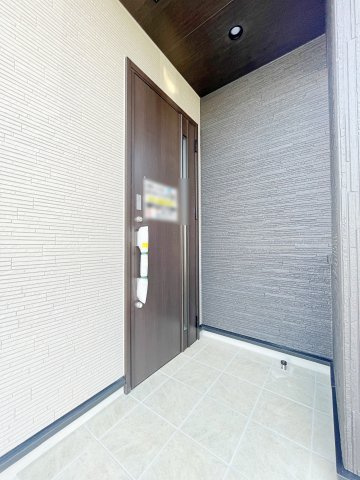 新築戸建・新築建売　福島市笹谷大谷地　笹谷小・信陵中の玄関