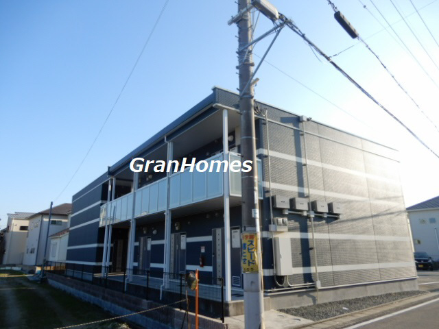 明石市藤江のアパートの外観