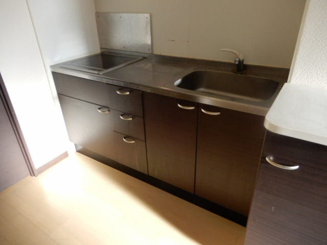明石市藤江のアパートのキッチン