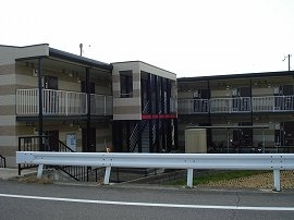 加古郡播磨町古宮のアパートの玄関
